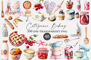 Cottagecore Baking Clipart, an Illustration by Designworld (Thumbnail 1 of 5)