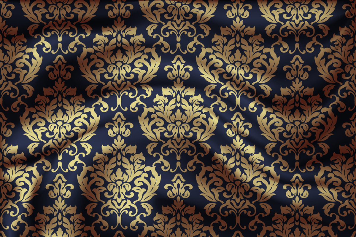 Vector patterns of silk. preview 2
