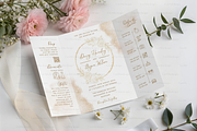Gatefold Invitation Mockup, Folded, a Mockup by TatiMockup (Thumbnail 3 of 4)