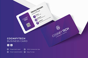 Cognifytech - Business Card, a Business Card Template by Esensifiksi.studio