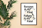 success printable wall art quote, a Poster Template by Digiteve (Thumbnail 4 of 6)