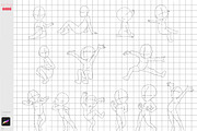 Procreate Children Poses Body Guides, a Brush Add-On by ArtPrintBabe (Thumbnail 5 of 5)