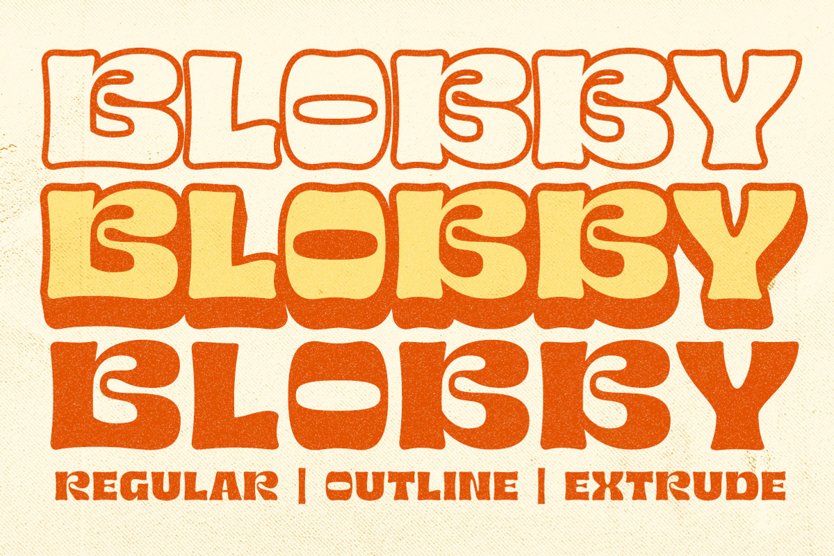 Blobby | Display Font, a Font by Typeskets (Photo 1 of 9)