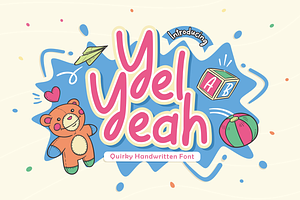 Yel Yeah Font, a Script Font by Allouse Studio