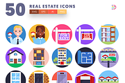 50 Real Estate Icons, an Outline Icon by Dighital (Thumbnail 3 of 10)