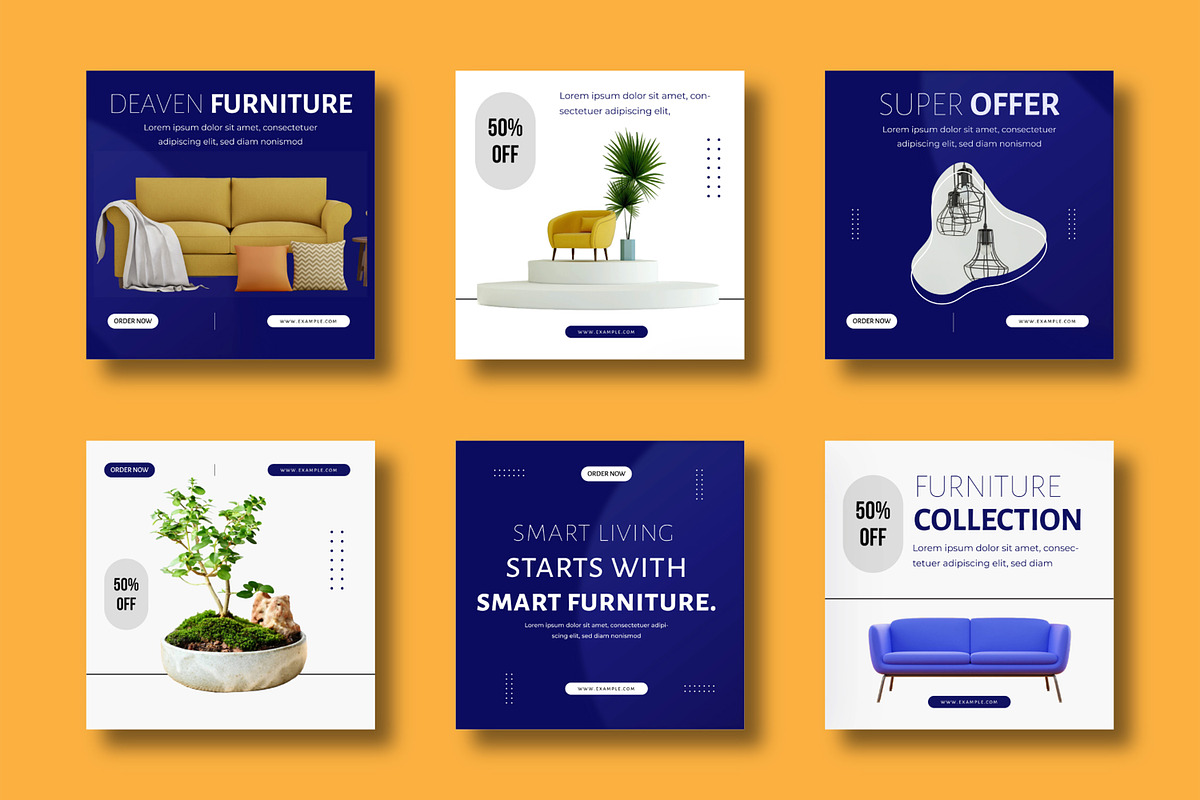 Smart Furniture Sale Social Media, a Social Media Template by MightyDesign (Photo 1 of 8)