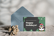 Christmas Penguins, an Animal Illustration by Raafeya's Crafts (Thumbnail 3 of 4)