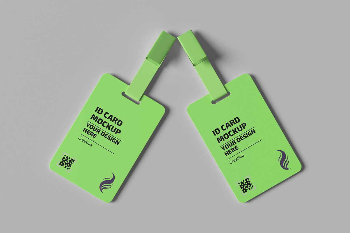 Id Card Mockup, a Merchandise Mockup by safrizalstudio (Photo 3 of 4)