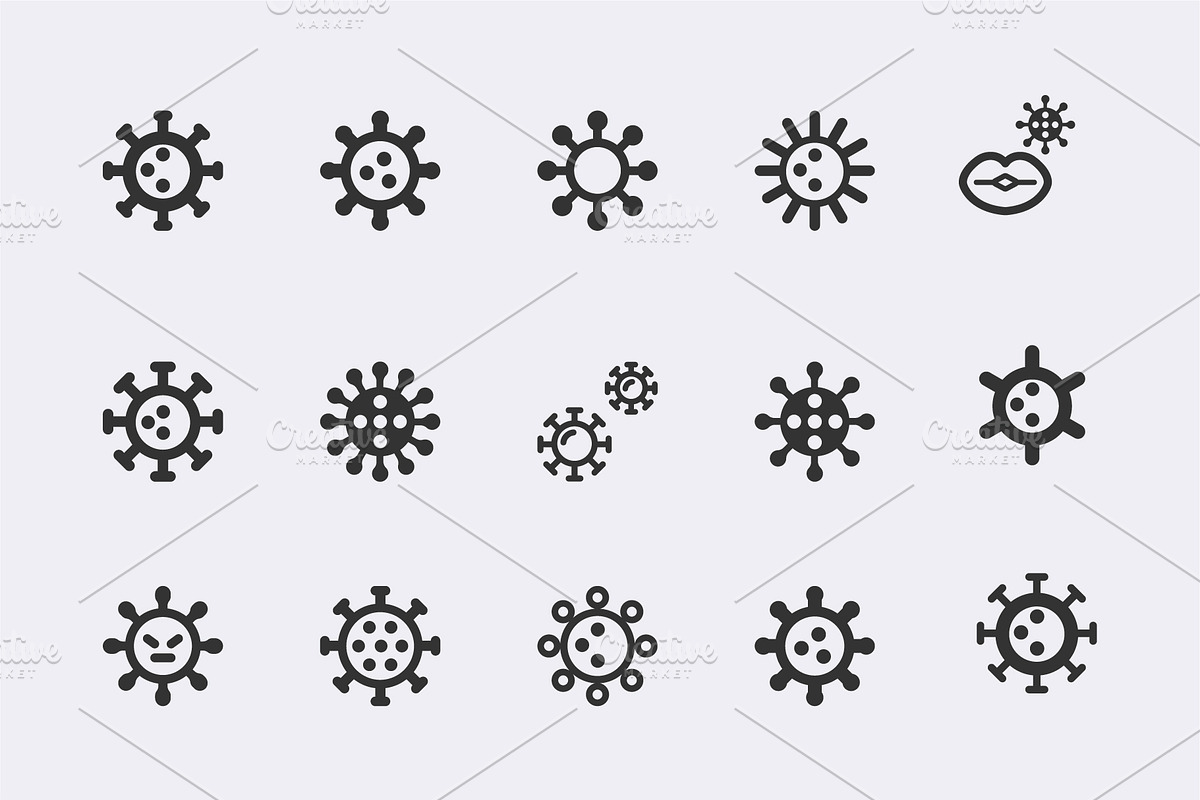 Coronavirus icons+illustrations set, a Healthcare Illustration by Vector_Art (Photo 4 of 20)