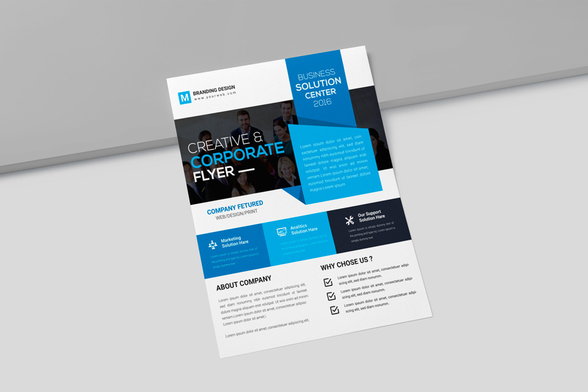 Business Marketing Flyer Template, a Flyer Template by BrandlyTemplate