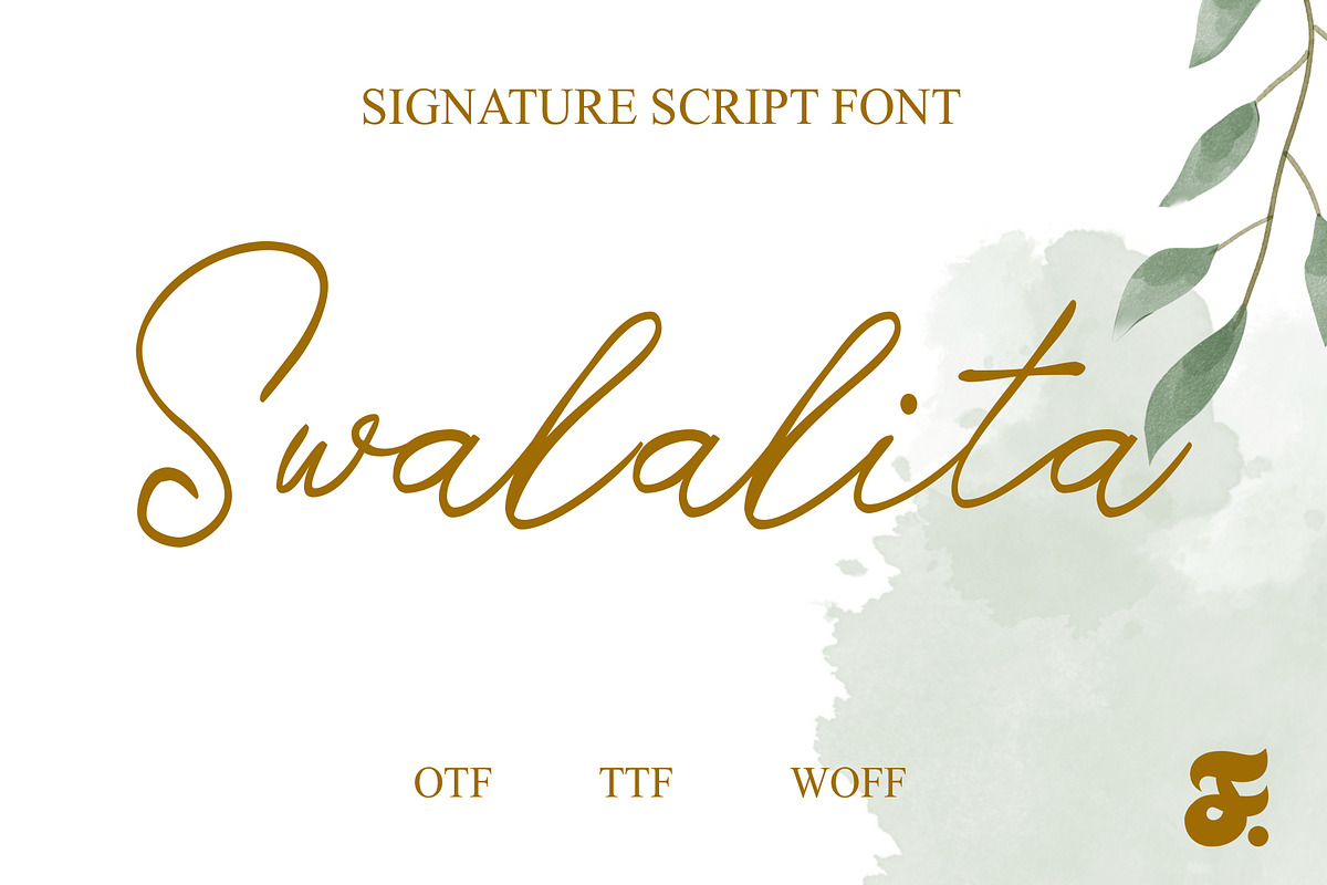 Swalalita Script Handwritten, a Handwritten Font by Anomali Creatype (Photo 1 of 10)