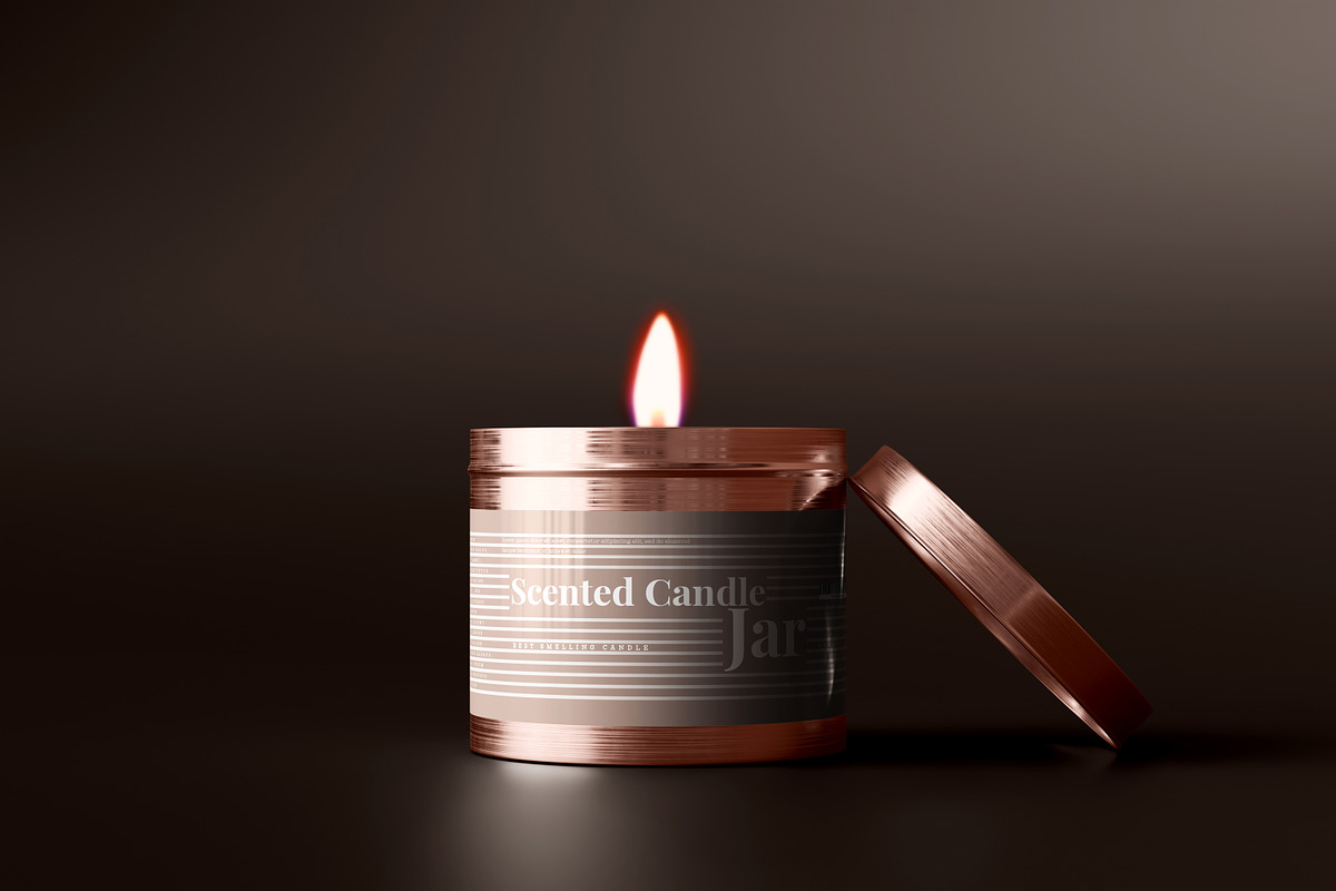 Amber Glass Candle Mockup Bundle, a Packaging Mockup by pmvch (Photo 25 of 135)