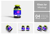 Glass Jar Mockup, a Packaging Mockup by Hazzpro_Std (Thumbnail 1 of 5)