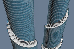 Baku Skyscrapers 3 Pack