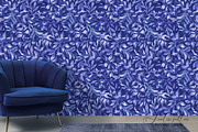 Blue Watercolor Foliage Repeat Print, a Pattern Graphic by SirenaArt (Thumbnail 16 of 17)