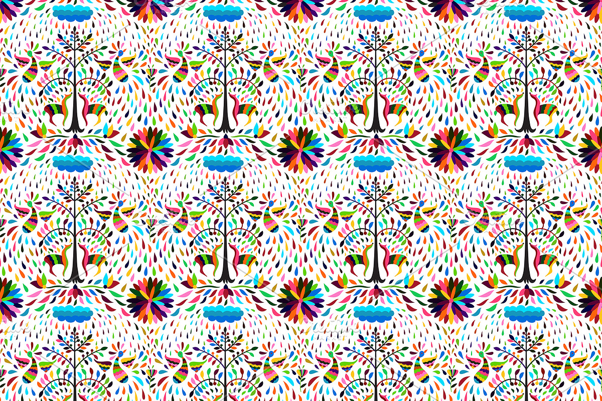 Vector Otomi Creative Set, a Pattern Graphic by alexmakarova (Photo 3 of 7)