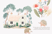 australian animals watercolor clipar, a Decorative Illustration by Patishop Art (Thumbnail 3 of 6)