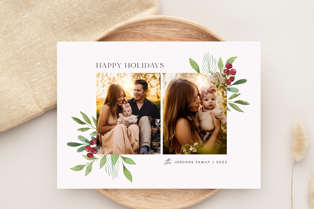 Christmas Card Template CD412, a Card Template by Salsal Design (Photo 2 of 7)