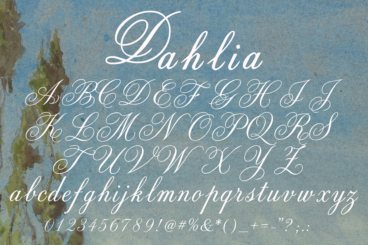 The Painted Muse - Fonts Bundle, a Handwritten Font by Lilithcollageart (Photo 15 of 19)