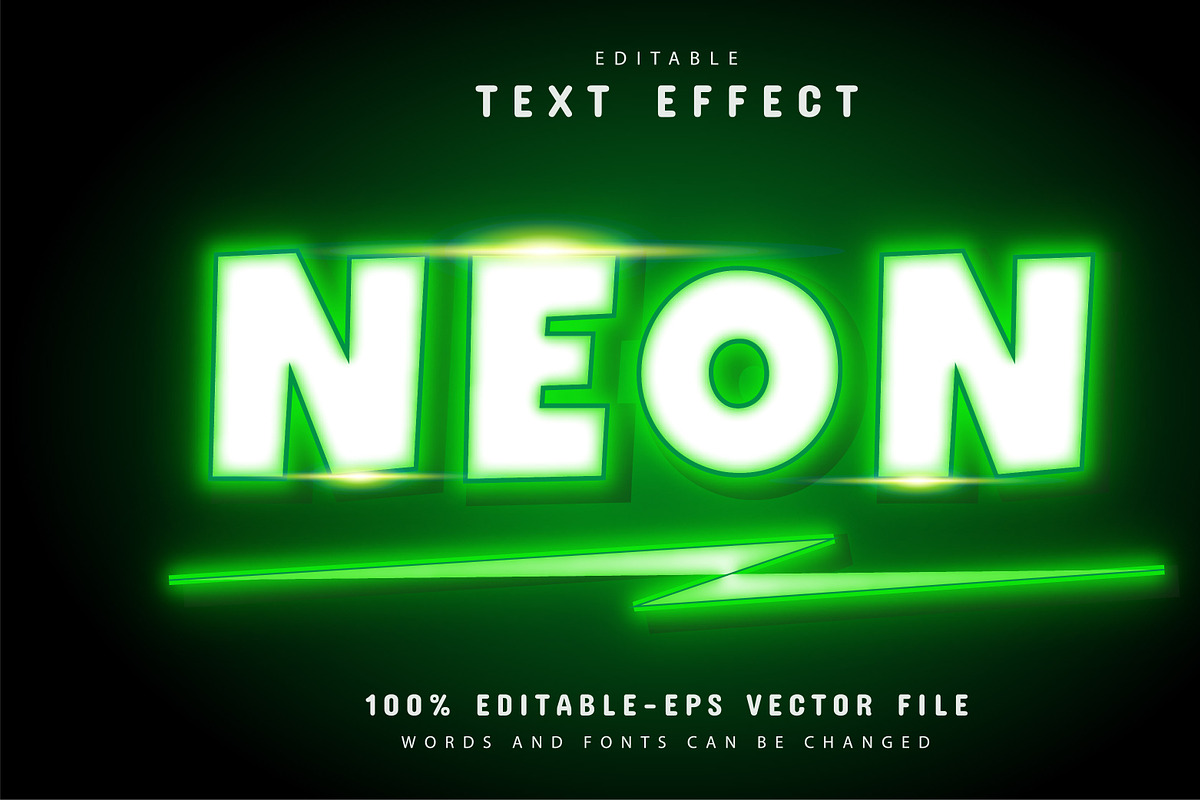 40 Neon text effect editable Vol 2, a Plug-in Add-On by Aglonemadesign (Photo 4 of 25)