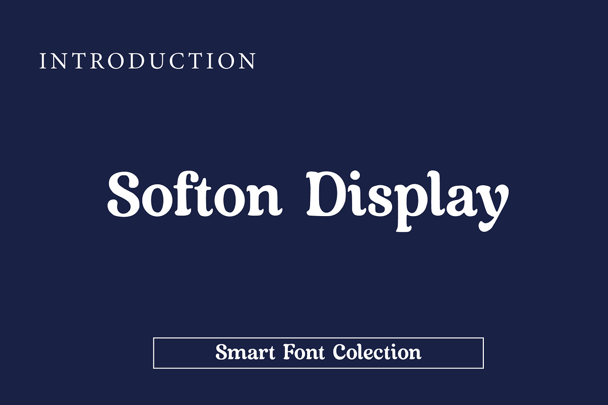 Softon Display, a Sans Serif Font by Wow Magic (Photo 1 of 3)