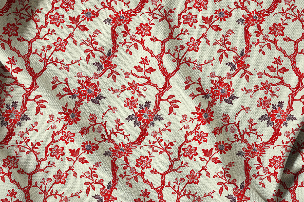 Chinoiserie Floral Seamless Pattern, a Pattern Graphic by Olya Creative (Photo 20 of 20)
