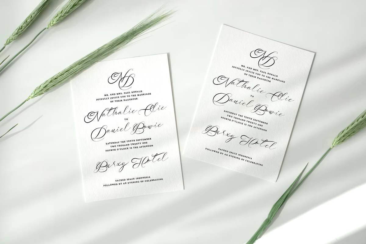Rekanzha - Handwritten style, a Script Font by Brightone (Photo 5 of 8)
