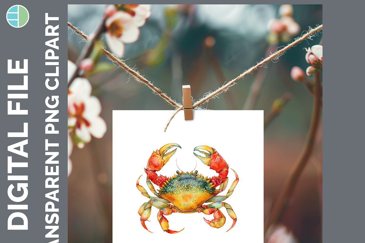 Marine Invertebrate Clipart, 25 PNG, an Animal Illustration by Enliven Designs (Photo 8 of 8)