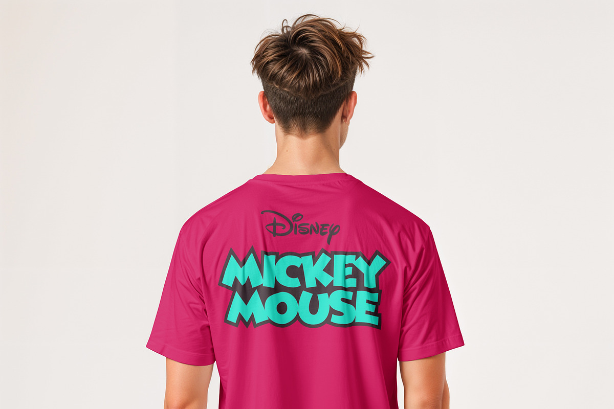 T-Shirt Mockup PSD Front & Back View, a Shirt Mockup by Pixel Foundry (Photo 7 of 11)