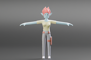 Space Soldier Character 3D Model, a Characters & Person 3D Model by Dudukbersama