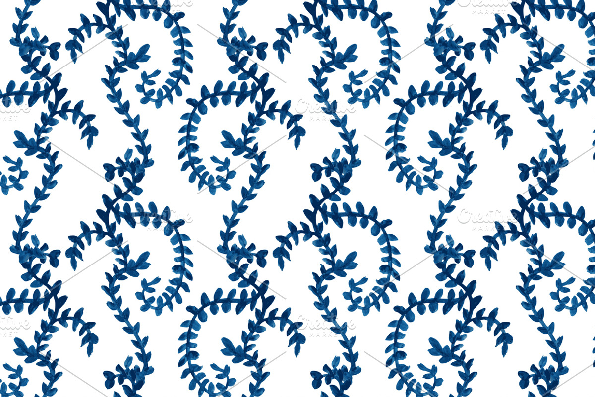 Watercolor Floral Patterns preview 4