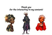Stylish Mature Black Ladies, a Person Illustration by InkyQueenArt (Thumbnail 5 of 5)