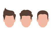 Different Haircut Men Set, a Person Illustration by PsychocheArt (Thumbnail 3 of 5)