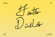 CS Sarah Pixel, a Script Font by Craft Supply Co. (Thumbnail 7 of 8)