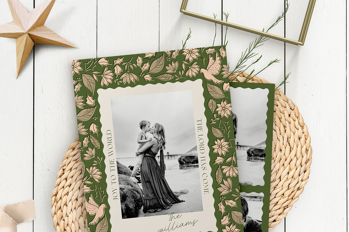 Religious Christmas Card Templates, a Card Template by 7th Avenue Designs (Photo 2 of 11)