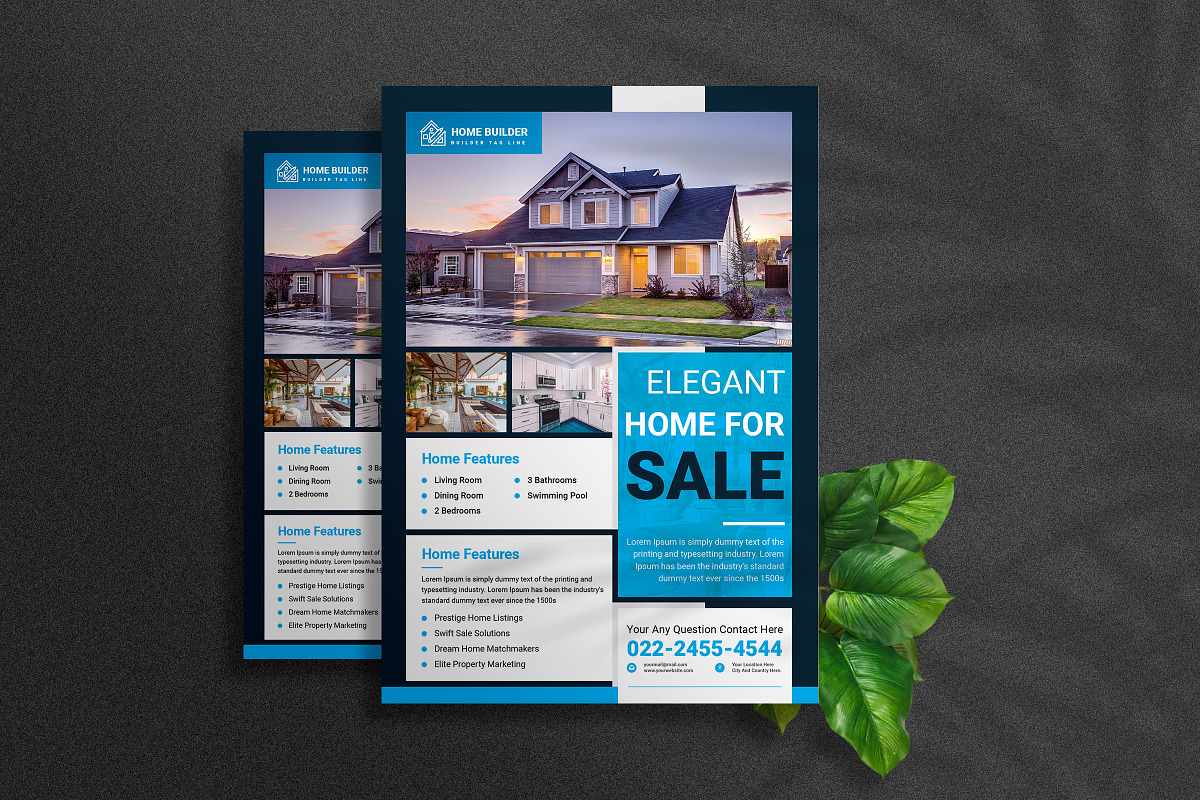 Modern Real Estate Flyer, a Flyer Template by Graphiexperto (Photo 11 of 11)