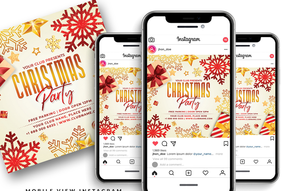 Christmas Flyer, a Flyer Template by AfzaalGraphics (Photo 2 of 2)