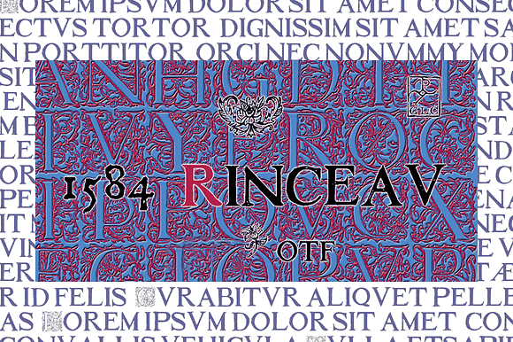 1584 Rinceau Initials preview 5