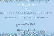 Ayuni Script Calligraphy, a Script Font by MC Creative (Thumbnail 6 of 8)
