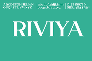 Riviya Font Family