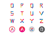 Colorful Vector Alphabet, an Object Graphic by hellothere (Thumbnail 3 of 5)