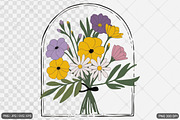 Boho Flowers Motivational Bundle, an Illustration by Actual Pixel (Thumbnail 13 of 21)