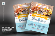 Father's Day Breakfast Flyer + Extra, a Flyer Template by kinzi21 (Thumbnail 2 of 3)