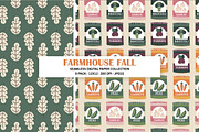Farmhouse Fall Seamless Patterns, a Pattern Graphic by Alanna Messina Design Co (Thumbnail 3 of 8)