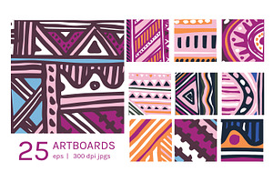 Young Festive Artboards Patterns