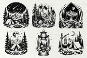 Camping Scenes Adventure Graphics, a Sport Illustration by DENIDigitalArtSudio (Thumbnail 2 of 8)