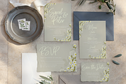 Grey Daisies Wedding Invite Suite, an Invitation Template by R Whitehurst Design (Thumbnail 7 of 10)
