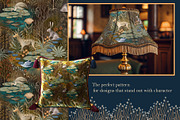 Whisper of the Woods Pattern, a Wallpaper Graphic by Kattypainting (Thumbnail 4 of 6)