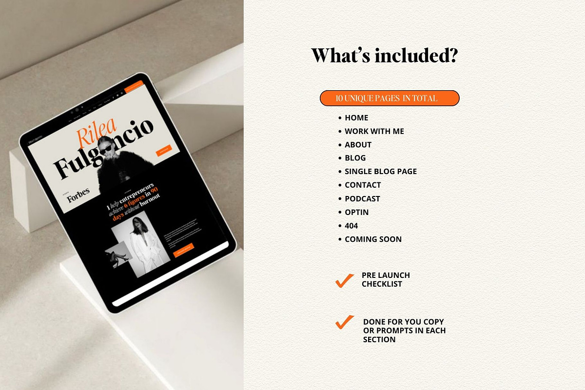 Showit Template for Business Coach, a Landing Page Template by Row Creative (Photo 4 of 10)