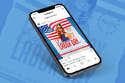 Labor Day Flyer, a Flyer Template by Artolus (Thumbnail 2 of 2)